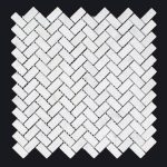 CARRARA HERRINGBONE SMALL