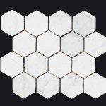 CARRARA HEXAGON 80mm