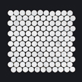 Carrara Penny Round-150x150 - Pavé Tile Co