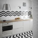 chevron black and white