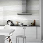 chevron kitchen splashback
