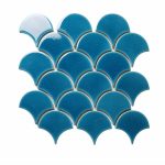 teal crackle fan