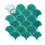 green crackle fan