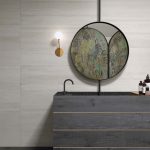 LAB325 FORM PEARL 60X120 + CROSSROAD WOOD COAL 26X200-20X120 + MAT.BRONZO