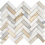 Calacatta Gold Herringbone