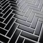 black herringbone
