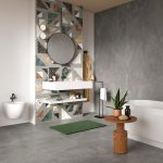 CONCRETE GREY 120X270-60X60 + BLEND COMBO GREY 60X120 + CHROME WHITE SOFT 120X270