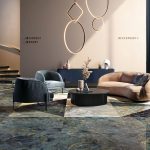 SENSI SIGNORIA LABRADORITE 120X120 LUX + SENSI SIGNORIA + CROSSROAD BRICK BLUE