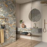 SENSI SIGNORIA ROMA IMPERIALE 60X120 LUX + WIDE&STYLE MINI ALABASTER 60X120 + ECO CHIC NATURALE 20X120