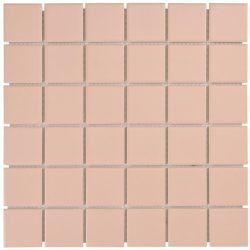 REGENCY MATT PINK MOSAIC 48X48MM