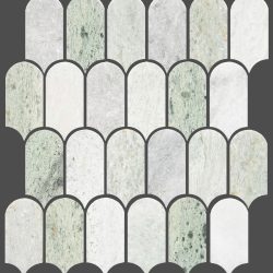 ART MING GREEN FEATHER HONED 50X103MM
