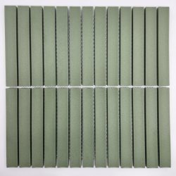 IMPERIAL MAT GREEN UNGLAZED 2X14.5CM