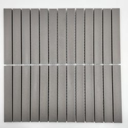 IMPERIAL MAT GREY UNGLAZED 2X14.5CM