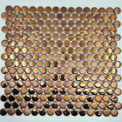 PENNY ROUND COPPER GLOSS & MAT MIX - 19MM - 294X315MM