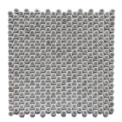 PENNY ROUND MINI GREY CRACKLE 15MM - 290X305MM