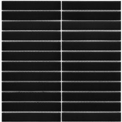 MAT BLACK FINGER MOSAIC 22X145MM