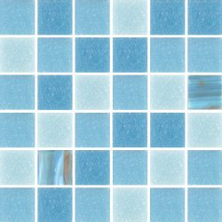 GEMSTONE SKY BLUE GLASS 2X2CM