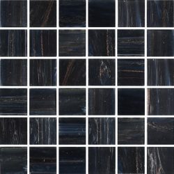 PEARL BLACK ONYX GLASS 2X2CM