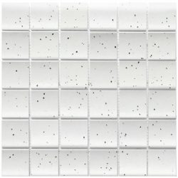 MATT (SATIN) SPECKLE WHITE MOSAIC 48X48MM